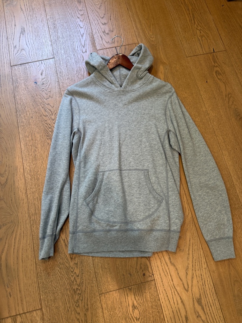 Wings + Horns Heather Gray Pullover Hoodie